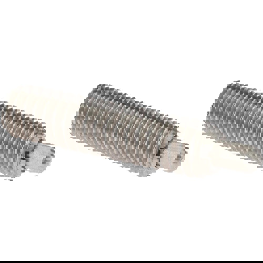 Threaded Spring Plunger: 1/4-20, 1